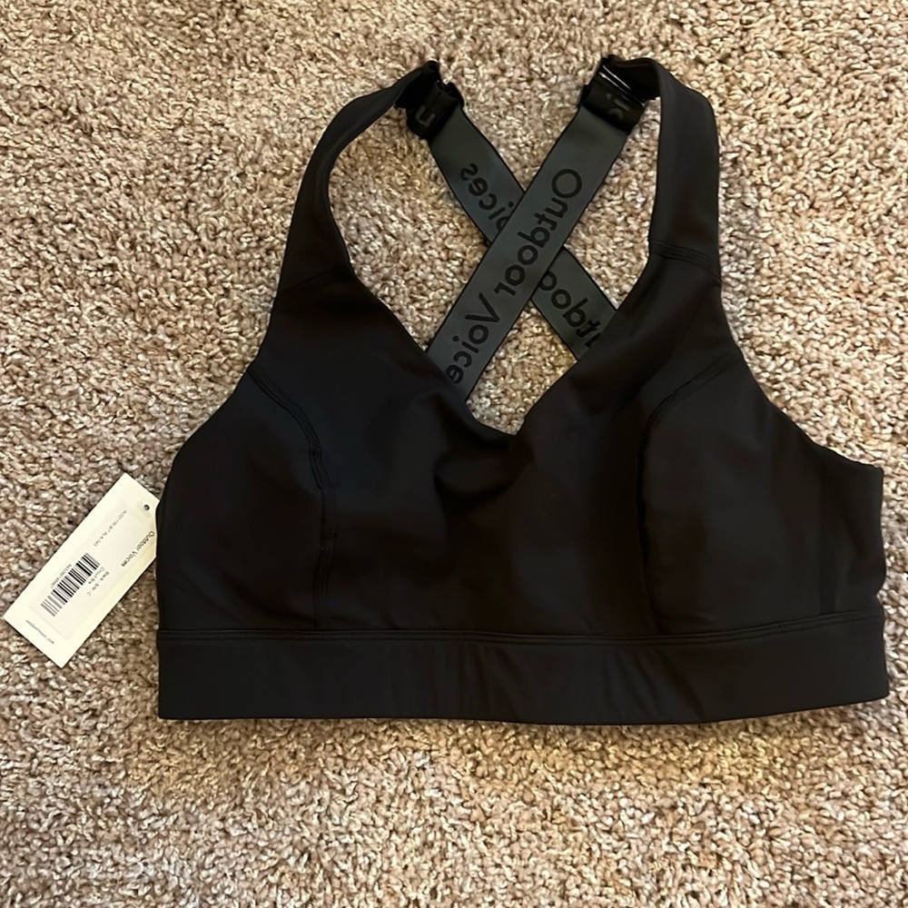 Outdoor Voices black sports bra